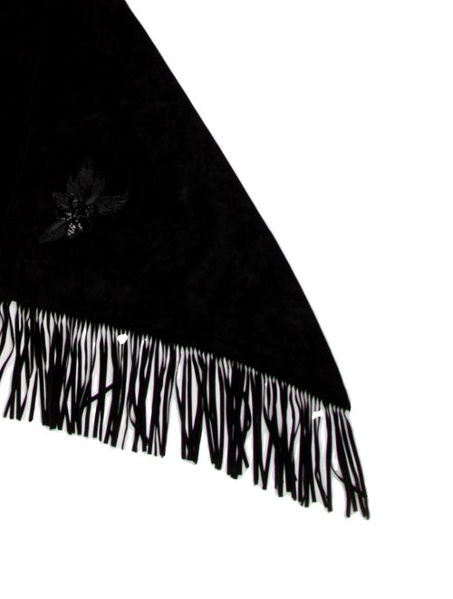 I.MAGNIN Suede Shawl