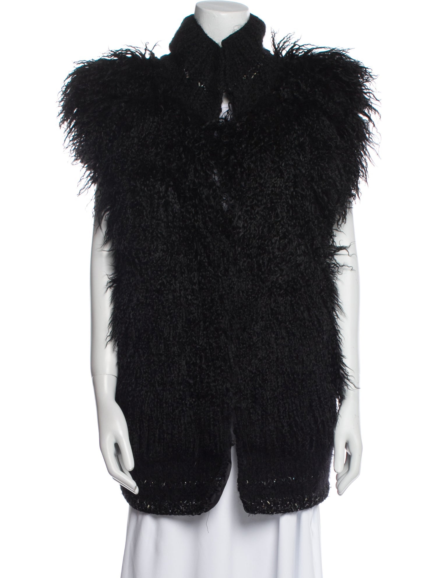 I.MAGNIN Vintage Mongolian Lamb Fur Jacket