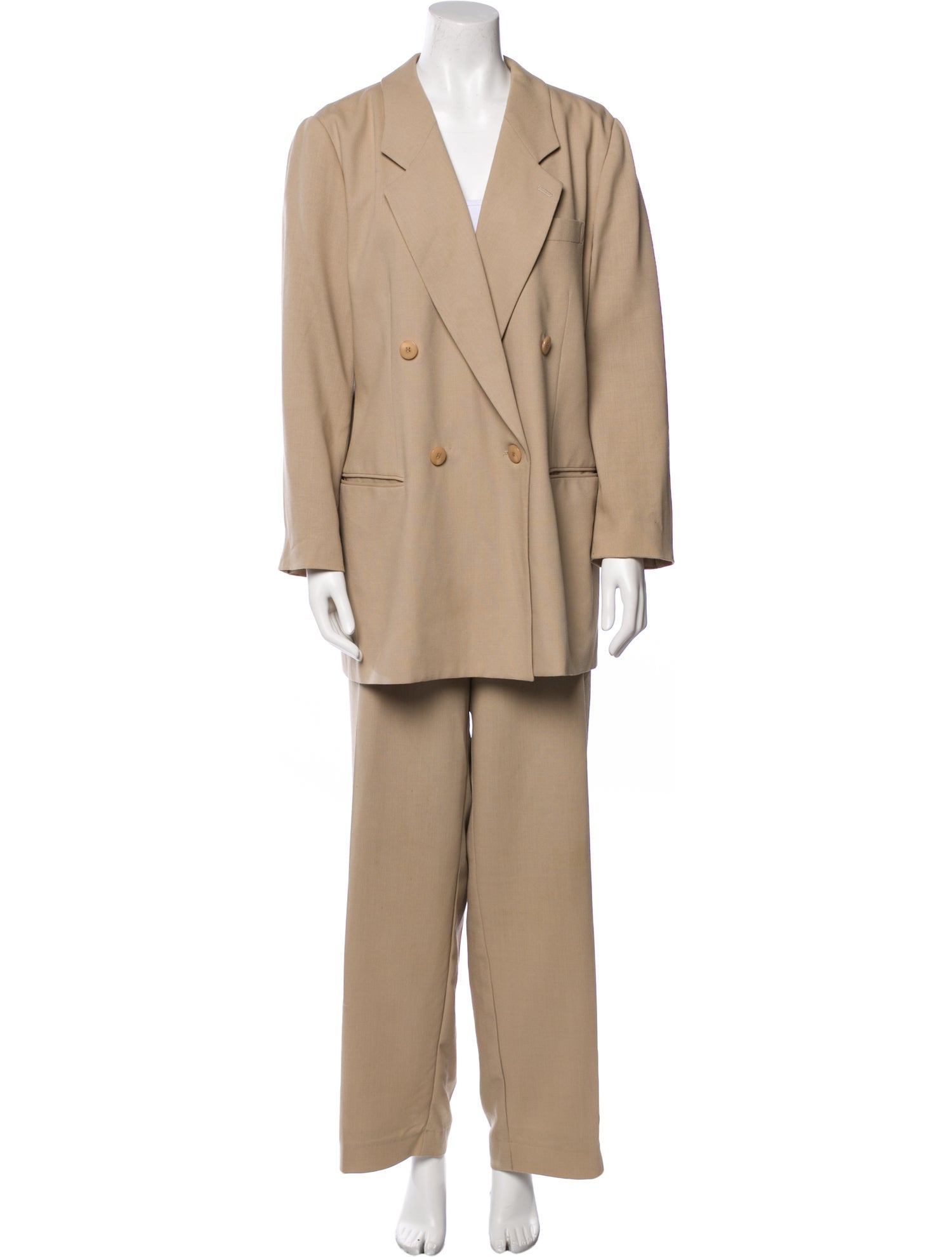 I.MAGNIN Wool Pantsuit