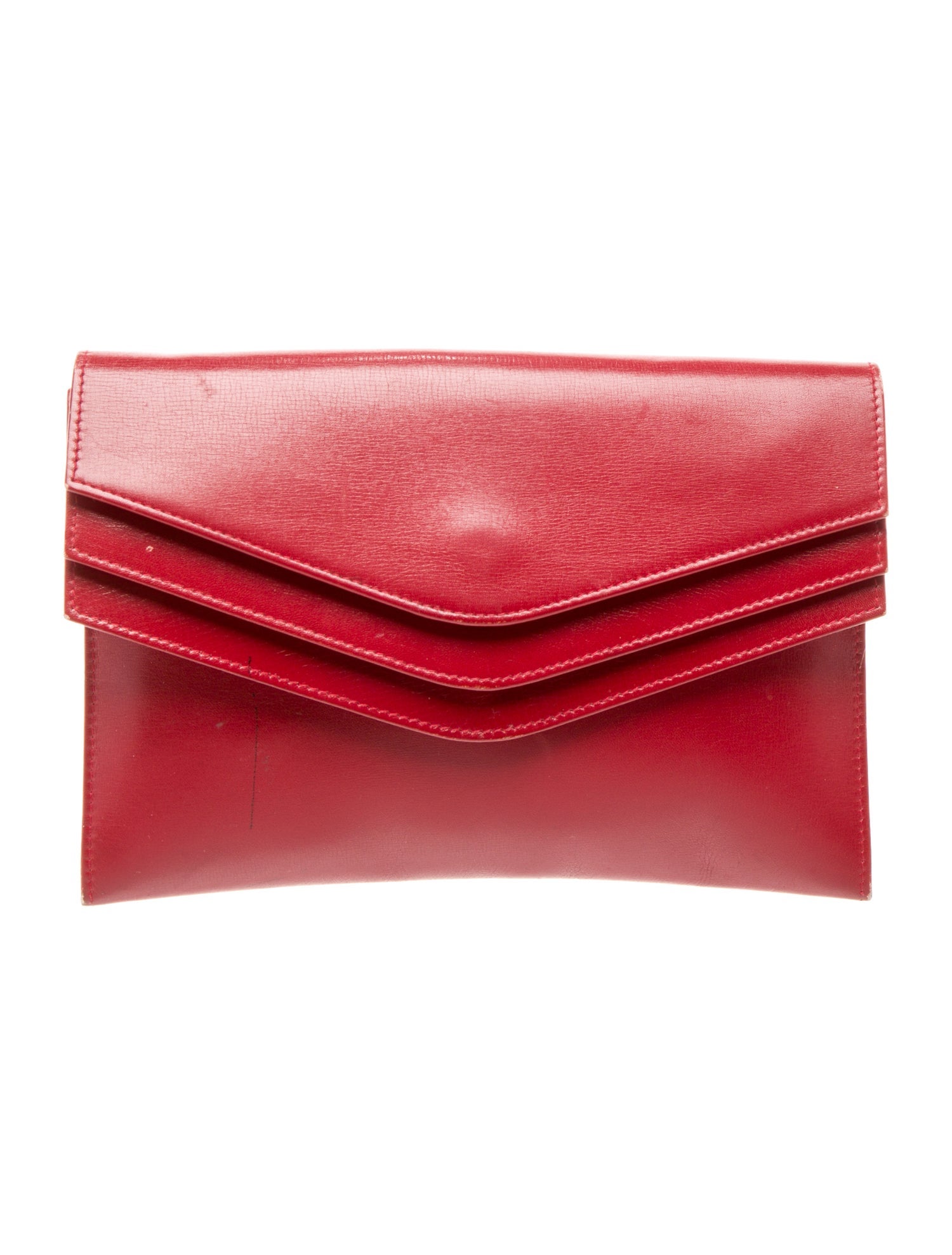I.MAGNIN Leather Clutch Vintage