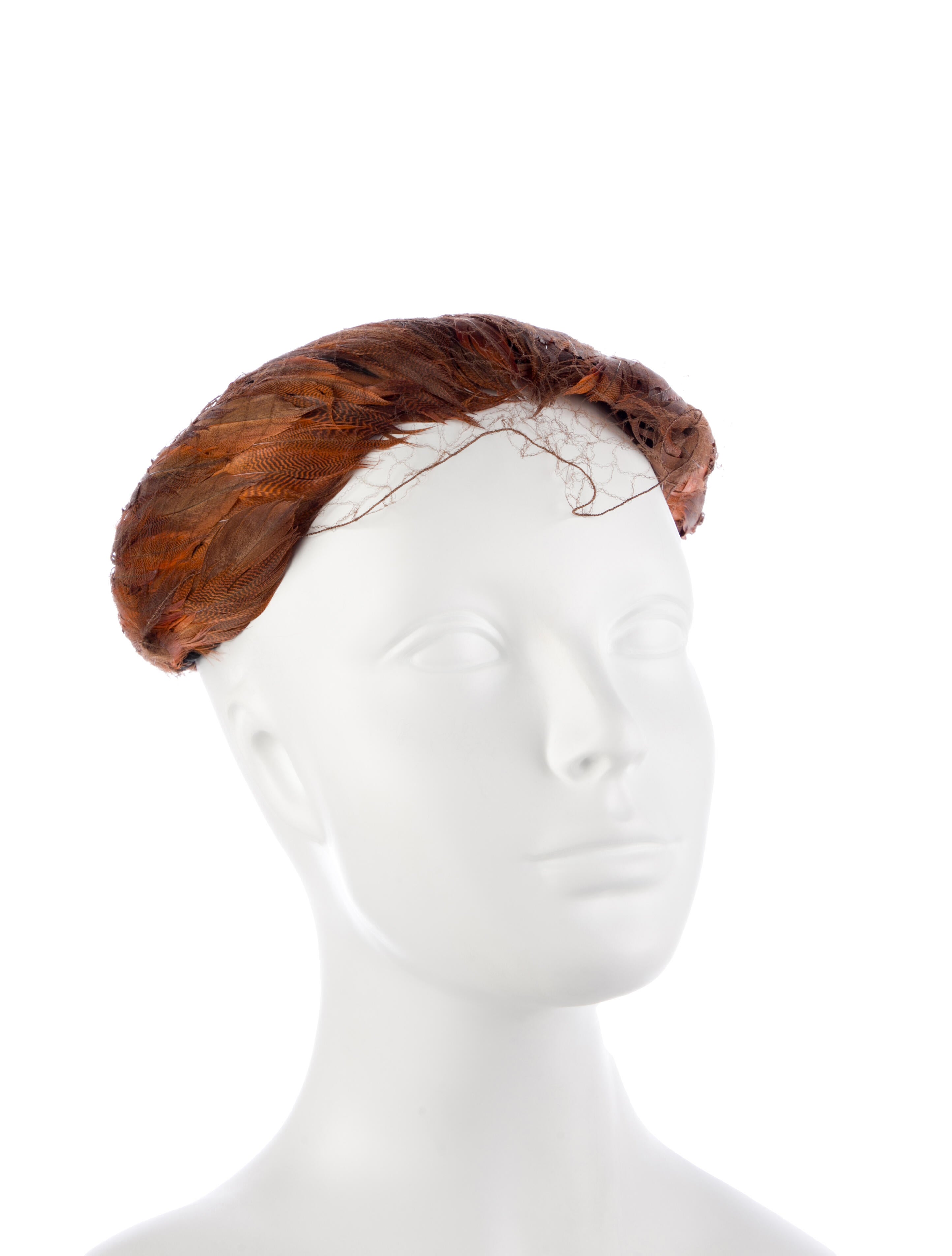 I.MAGNIN Vintage Feather Cocktail Hat