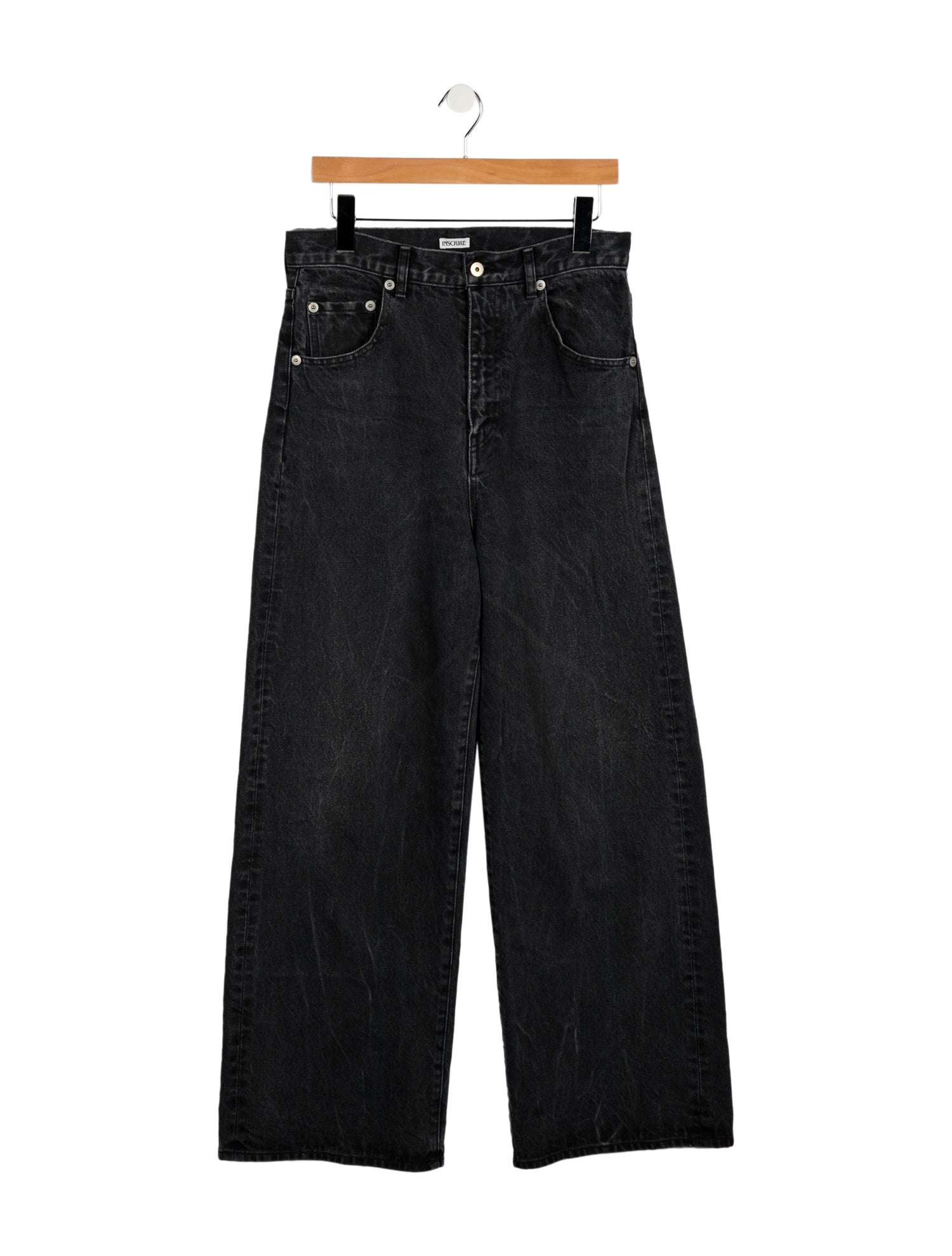 INSCRIRE High-Rise Wide Leg Jeans