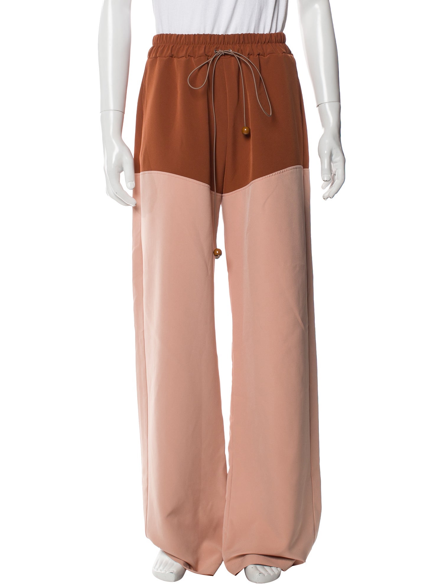 ANDREJ GRONAU Colorblock Pattern Joggers