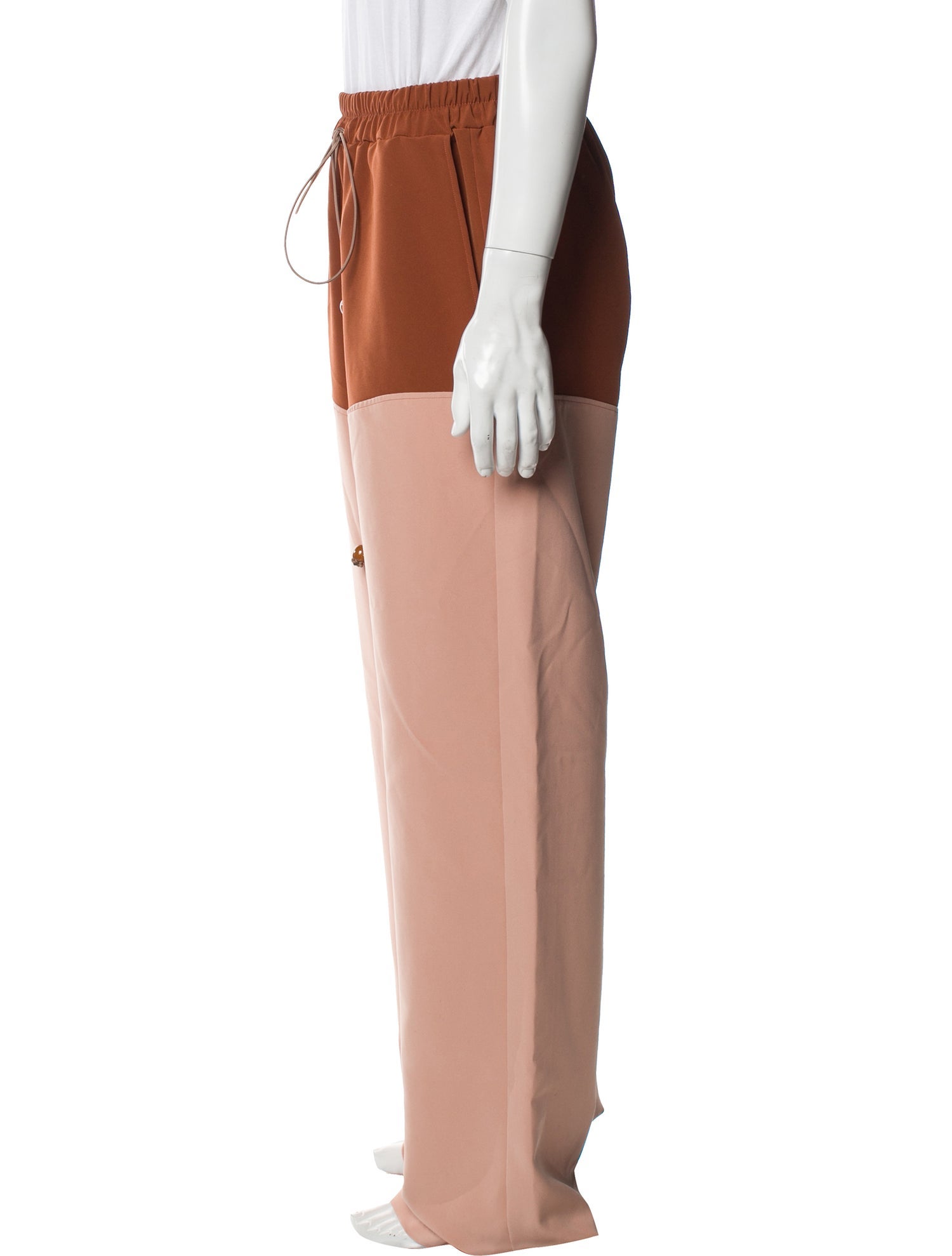 ANDREJ GRONAU Colorblock Pattern Joggers