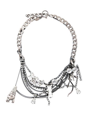 Iosselliani Crystal Multistrand Necklace