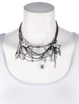 Iosselliani Crystal Multistrand Necklace