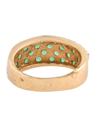 Iosselliani Crystal Signet Band