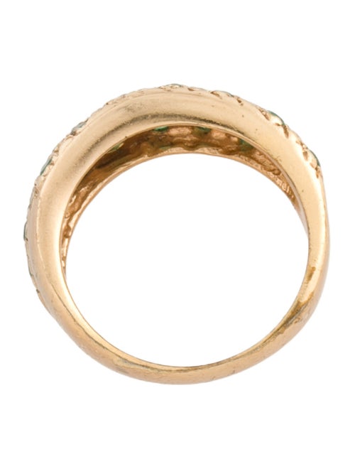 Iosselliani Crystal Signet Band