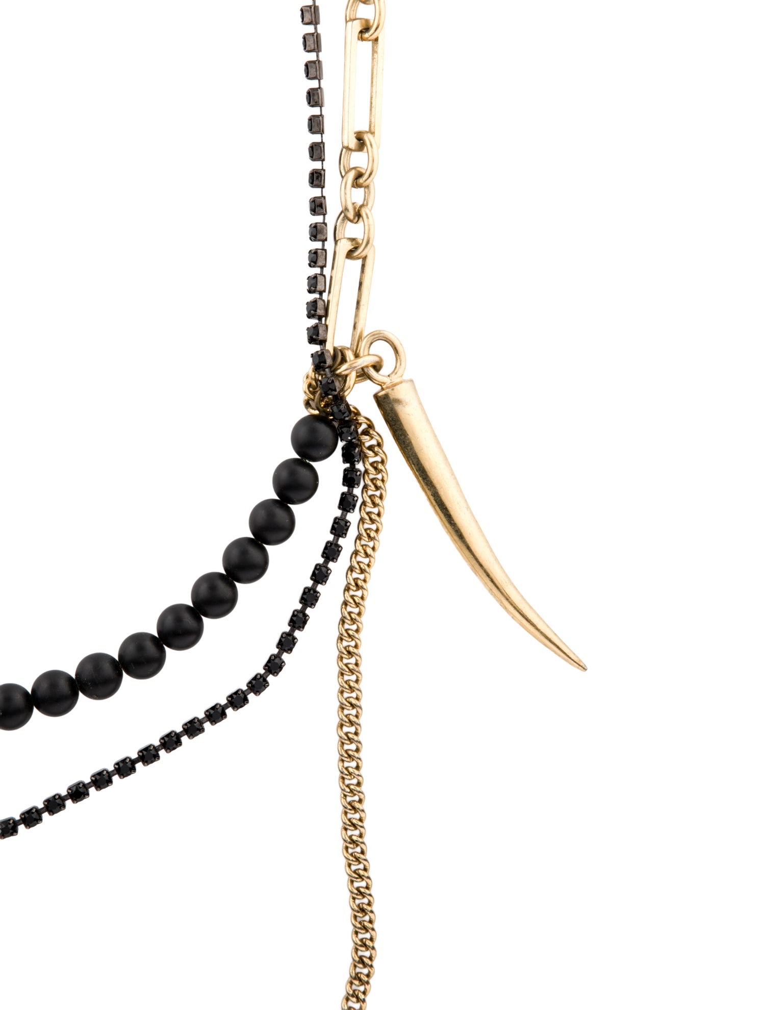 Iosselliani Crystal & Bead Multistrand Necklace