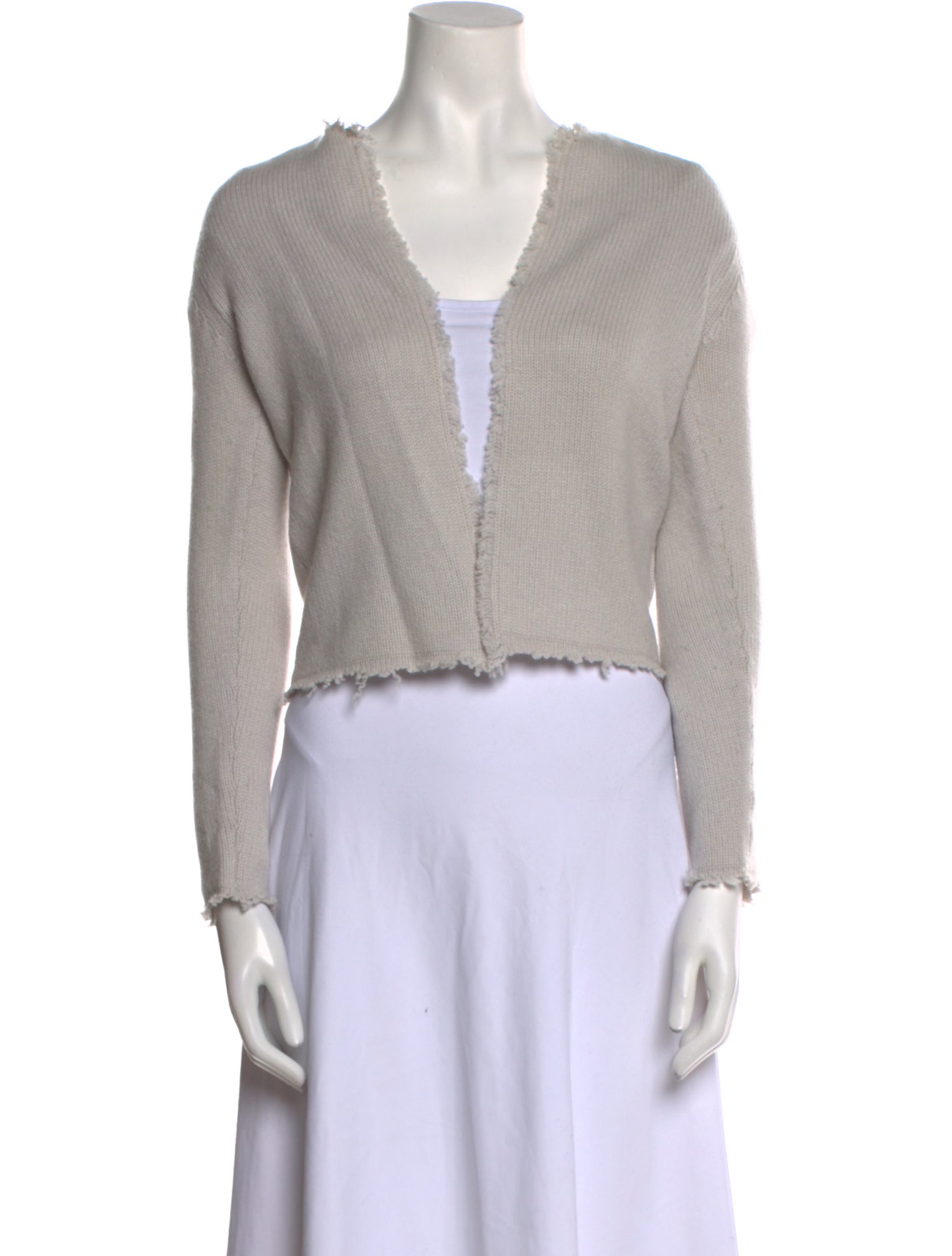 I Pezzi Dipinti Cashmere Open Front Sweater