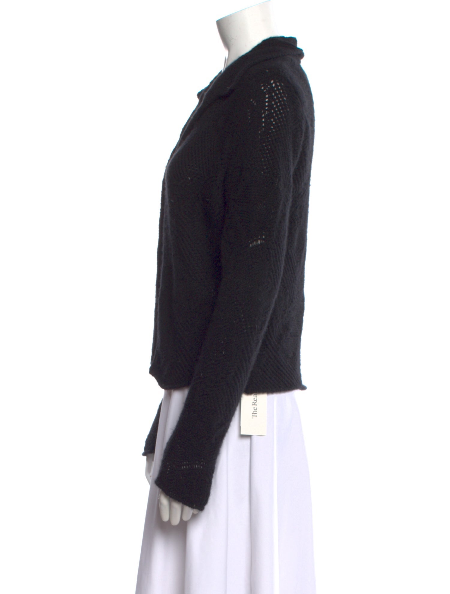 I Pezzi Dipinti Cashmere Open Front Sweater