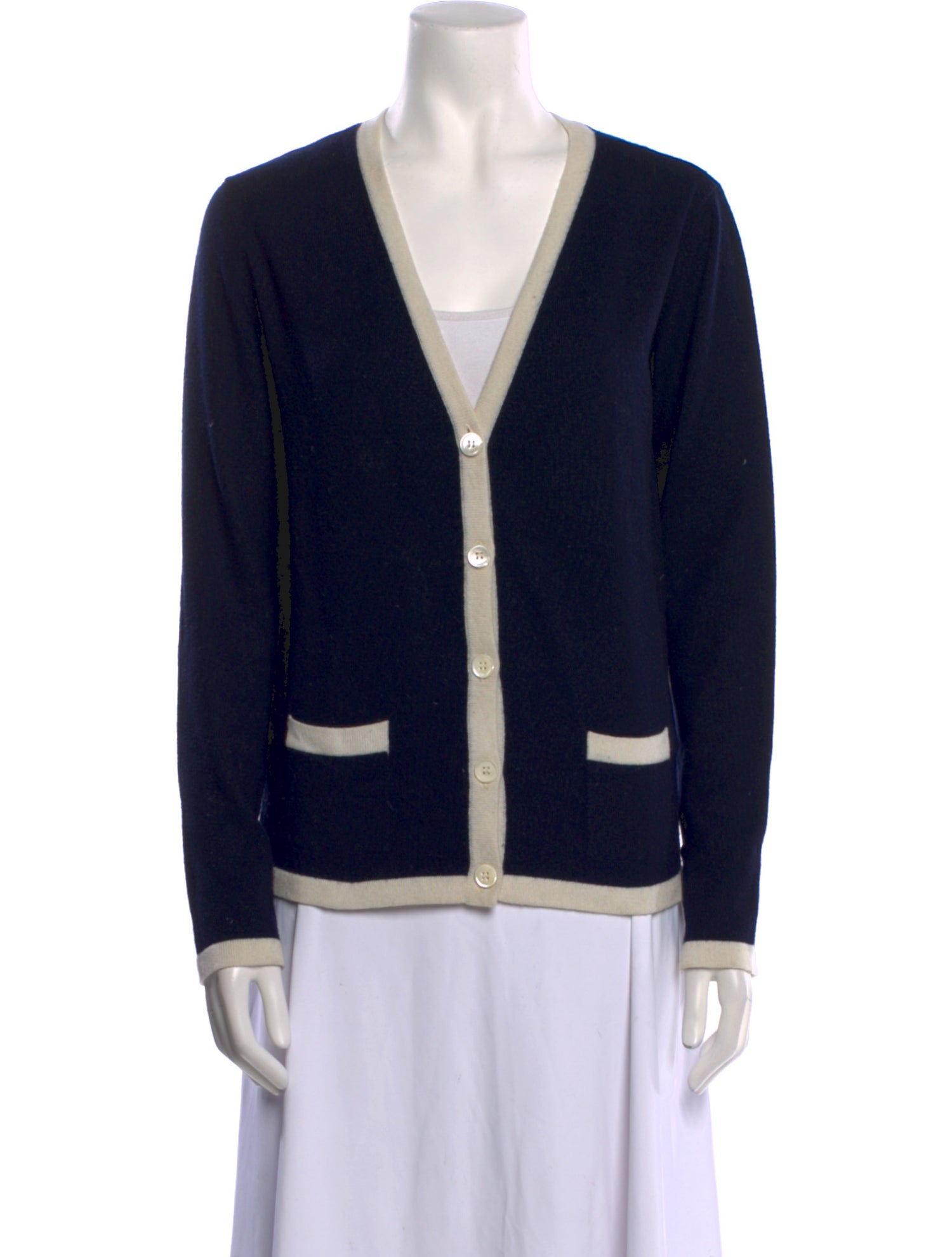 I Pezzi Dipinti Cashmere V-Neck Sweater