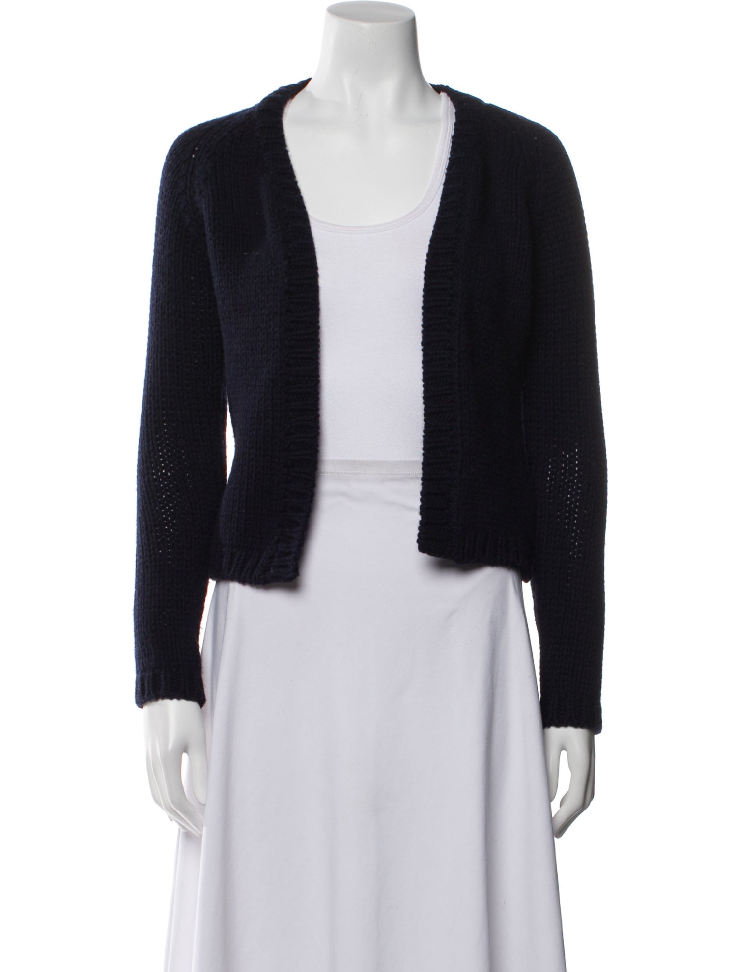 I Pezzi Dipinti Cashmere Open Front Sweater