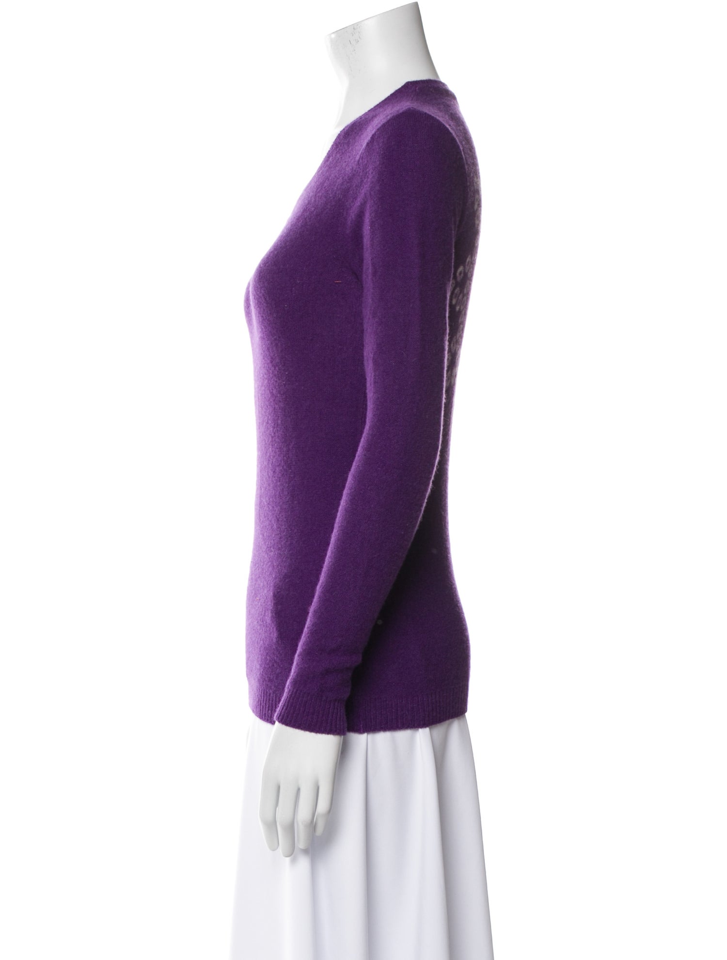 I Pezzi Dipinti Cashmere Scoop Neck Sweater