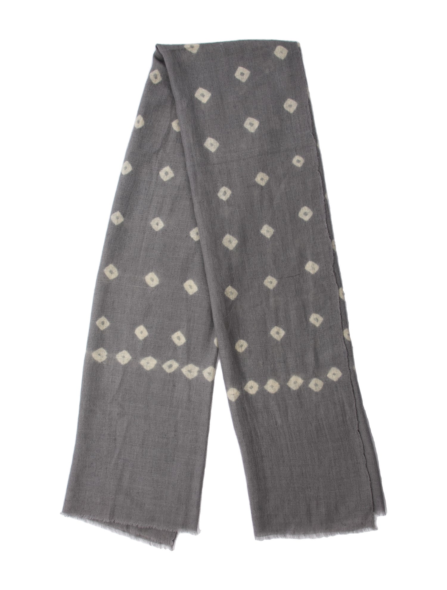 I Pezzi Dipinti Wool Printed Scarf