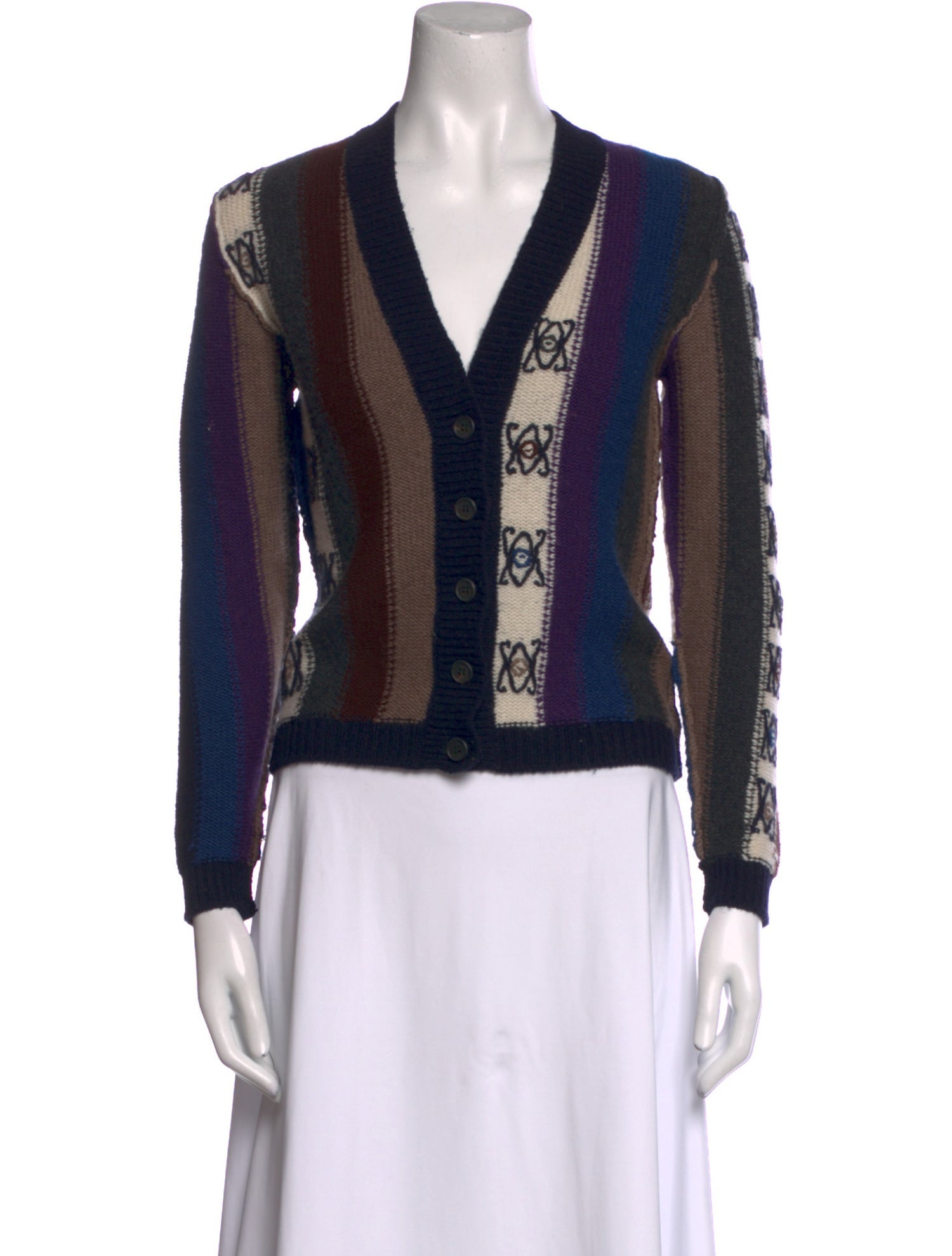 I Pezzi Dipinti Cashmere Printed Sweater