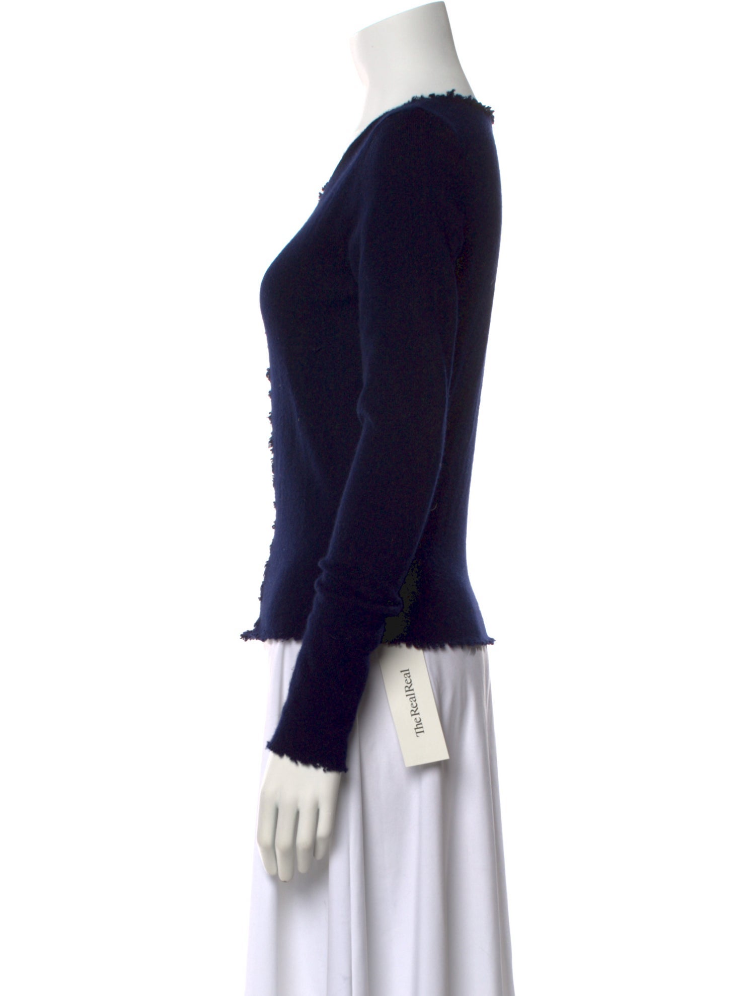 I Pezzi Dipinti Cashmere Scoop Neck Sweater