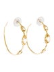 Ippolita 18K Citrine Rock Candy 3-Stone Hoop Earrings
