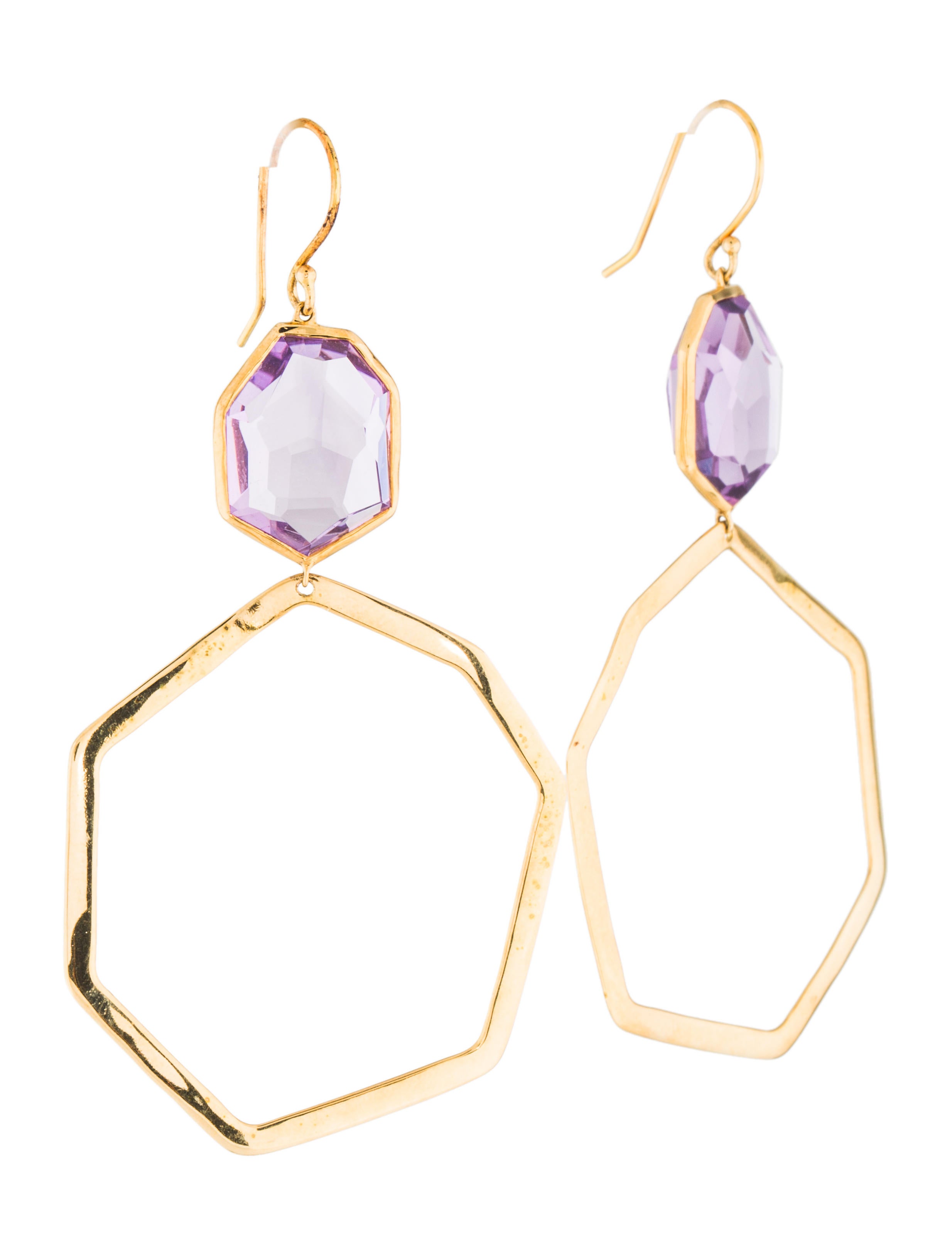 Ippolita 18k Rock Candy Amethyst Chandelier Earrings 18k Rock Candy Amethyst Chandelier Earrings