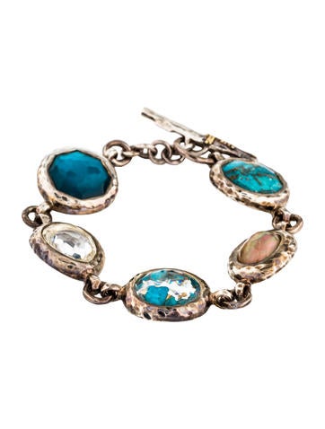 Ippolita Multistone Wonderland Grotto Link Bracelet