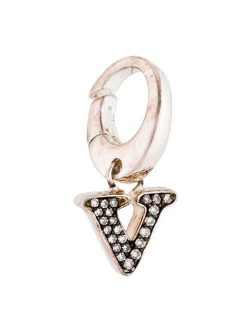 Ippolita Diamond Letter V Charm Ippolita Diamond Letter V Charm