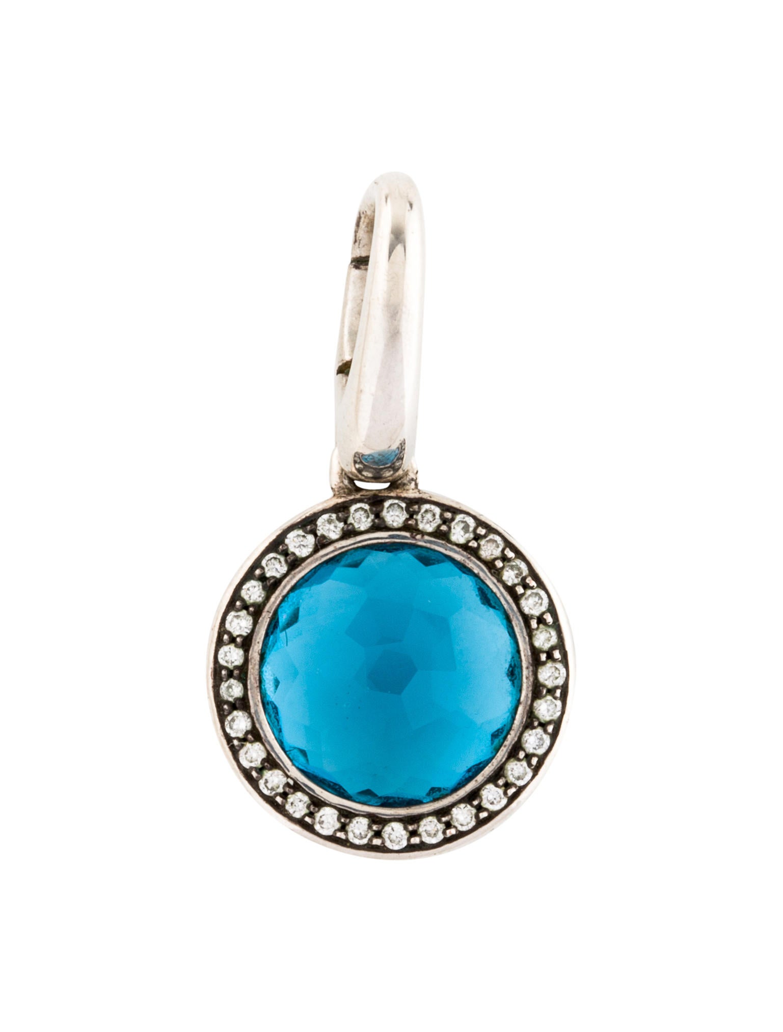 Ippolita Topaz & Diamond Pendant