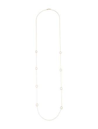 Ippolita 18K 1.05ctw Diamond Station Chain-Link Necklace
