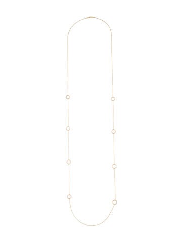 Ippolita Station 18K 1.05ctw Diamond Chain-Link Necklace