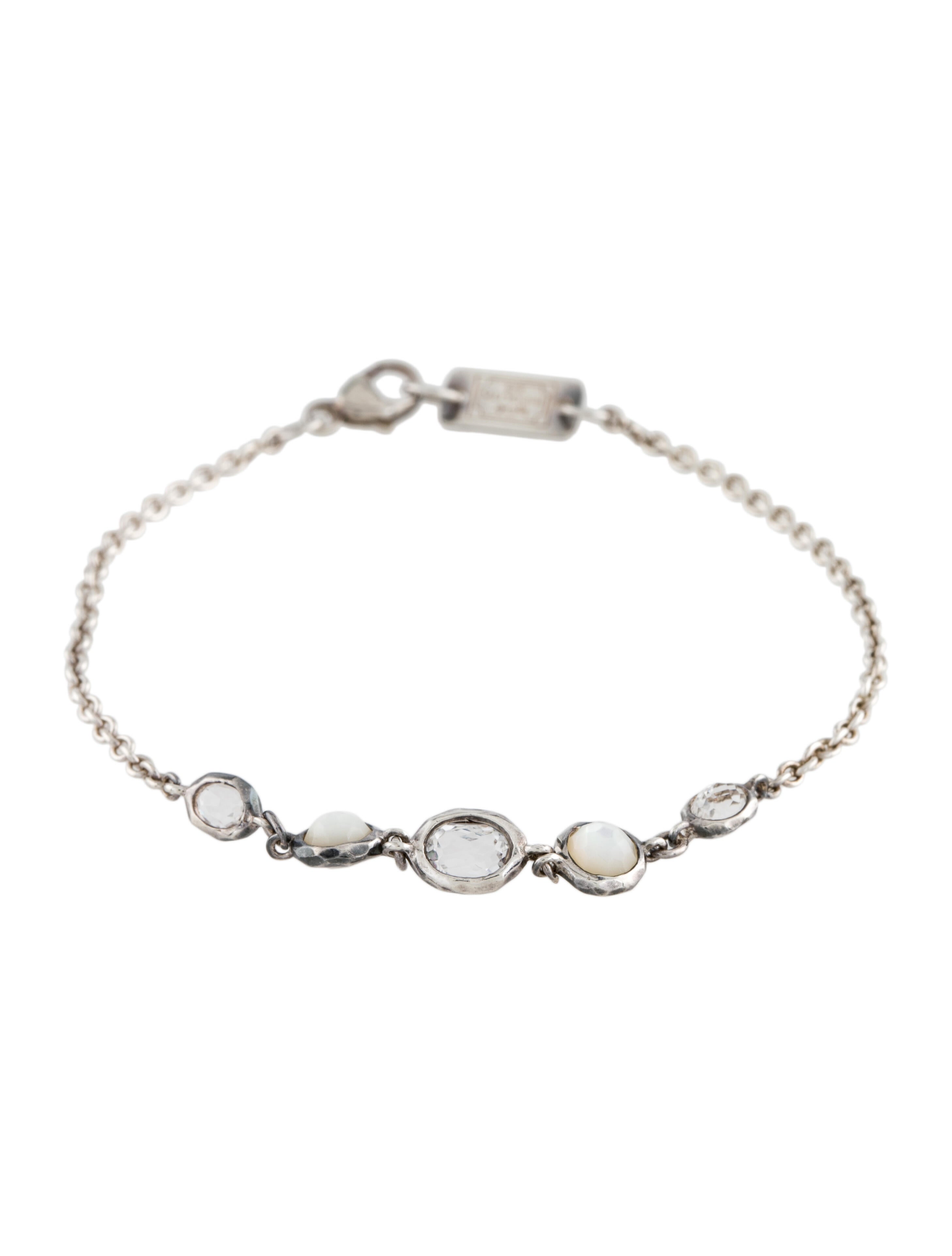 Ippolita Mother of Pearl & Quartz Scultura Mini Friendship Bracelet