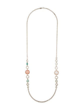 Ippolita Mother of Pearl & Quartz Doublet Wonderland Station Necklace