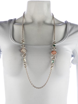 Ippolita Mother of Pearl & Quartz Doublet Wonderland Station Necklace
