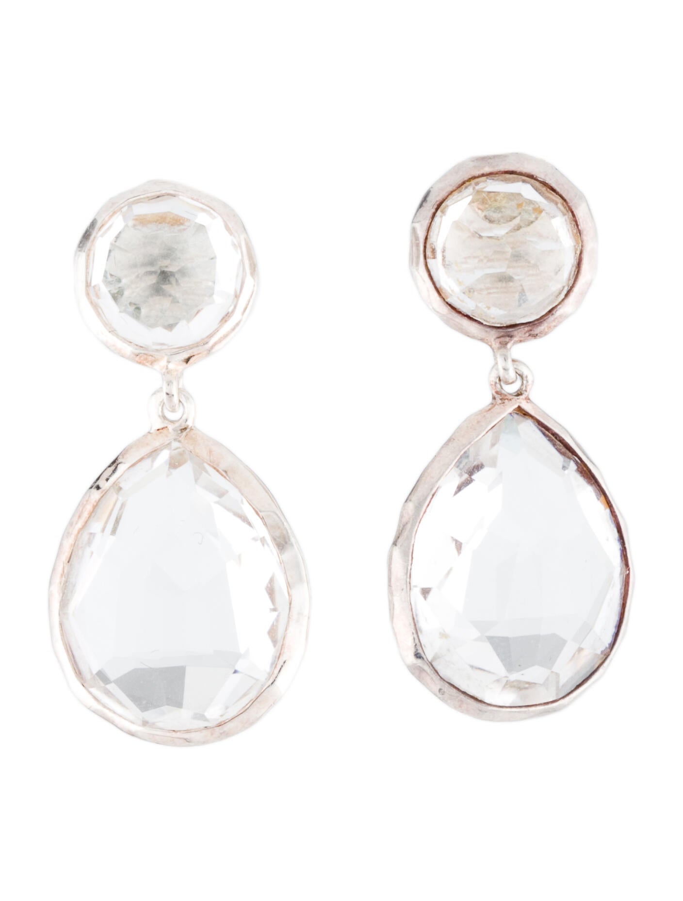 Ippolita Quartz Rock Candy Drop Earrings Sterling Silver Drop
