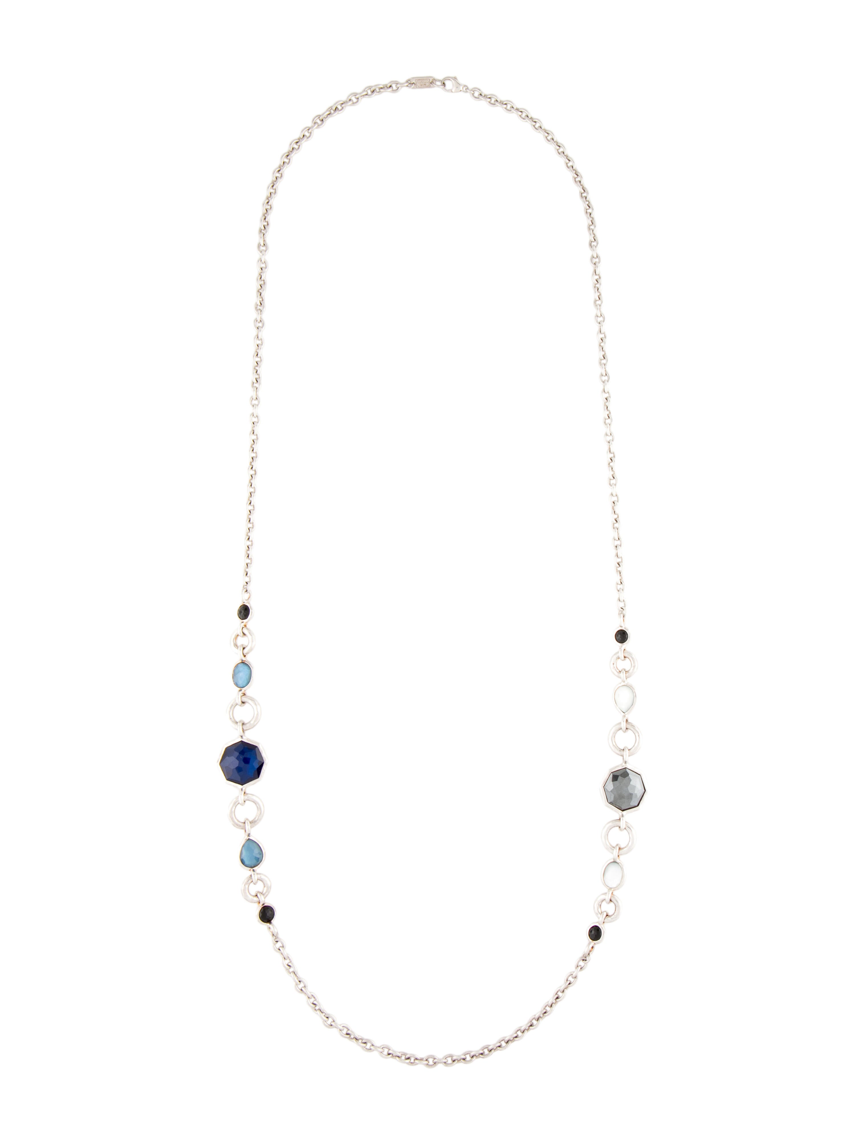 Ippolita Mother of Pearl & Multistone Barolo Station Necklace