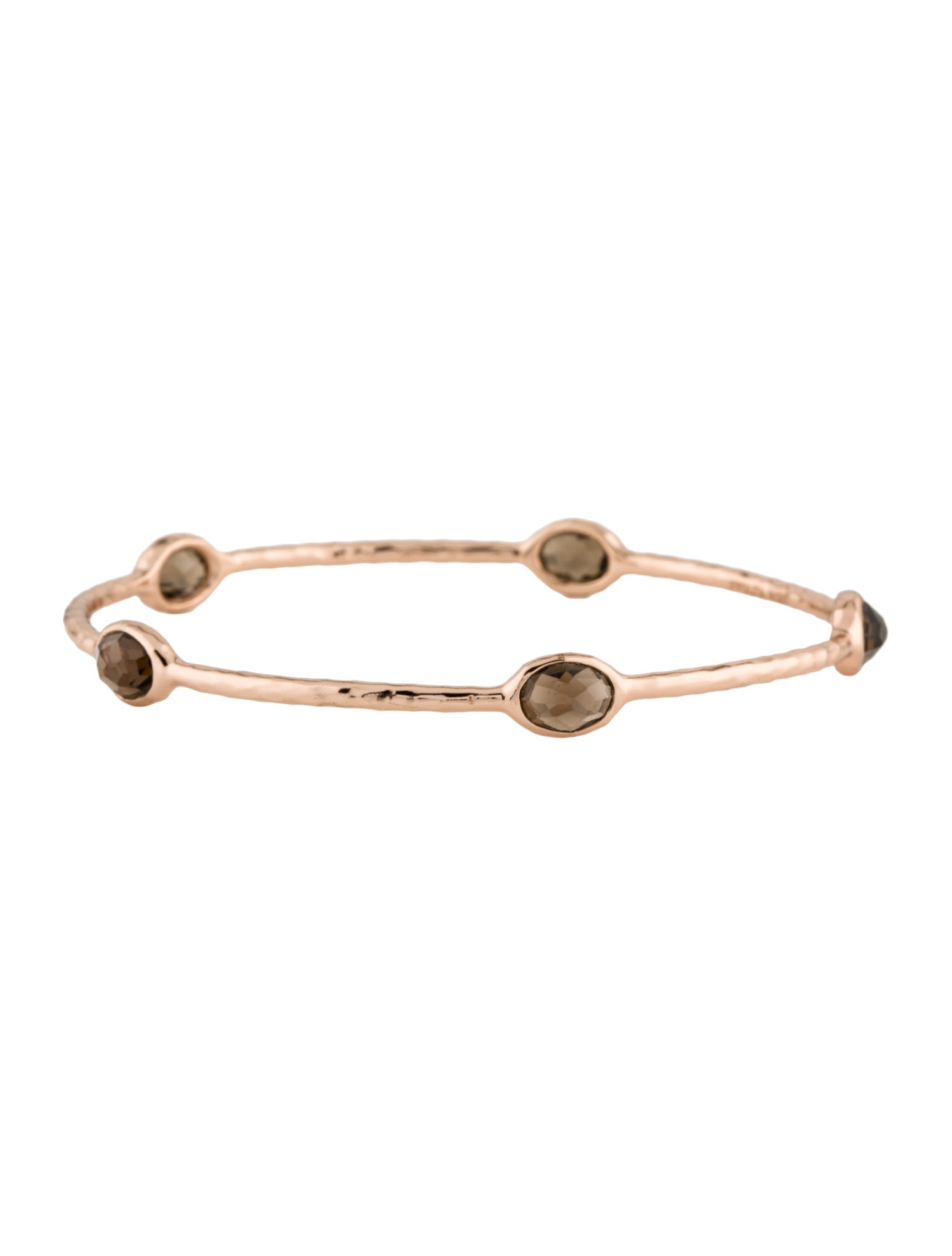 Ippolita Rosé Smoky Quartz 5-Stone Bangle