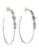 Ippolita Topaz & Diamond Rock Candy Hoop Earrings