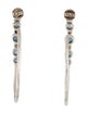 Ippolita Topaz & Diamond Rock Candy Hoop Earrings