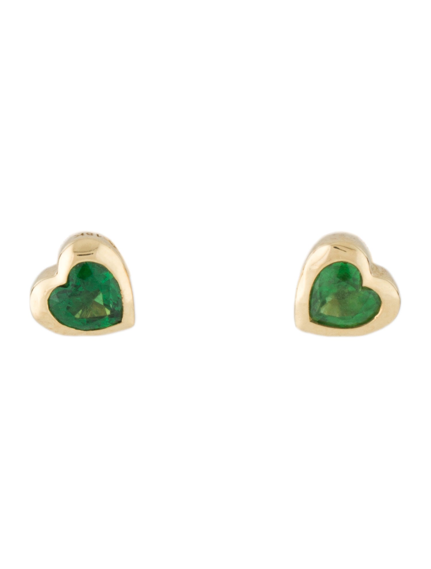 Ippolita 18K Tsavorite Caramella Heart Stud Earring