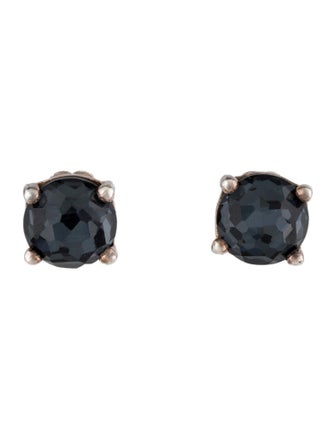 Ippolita Quartz & Hematite Stud Earrings