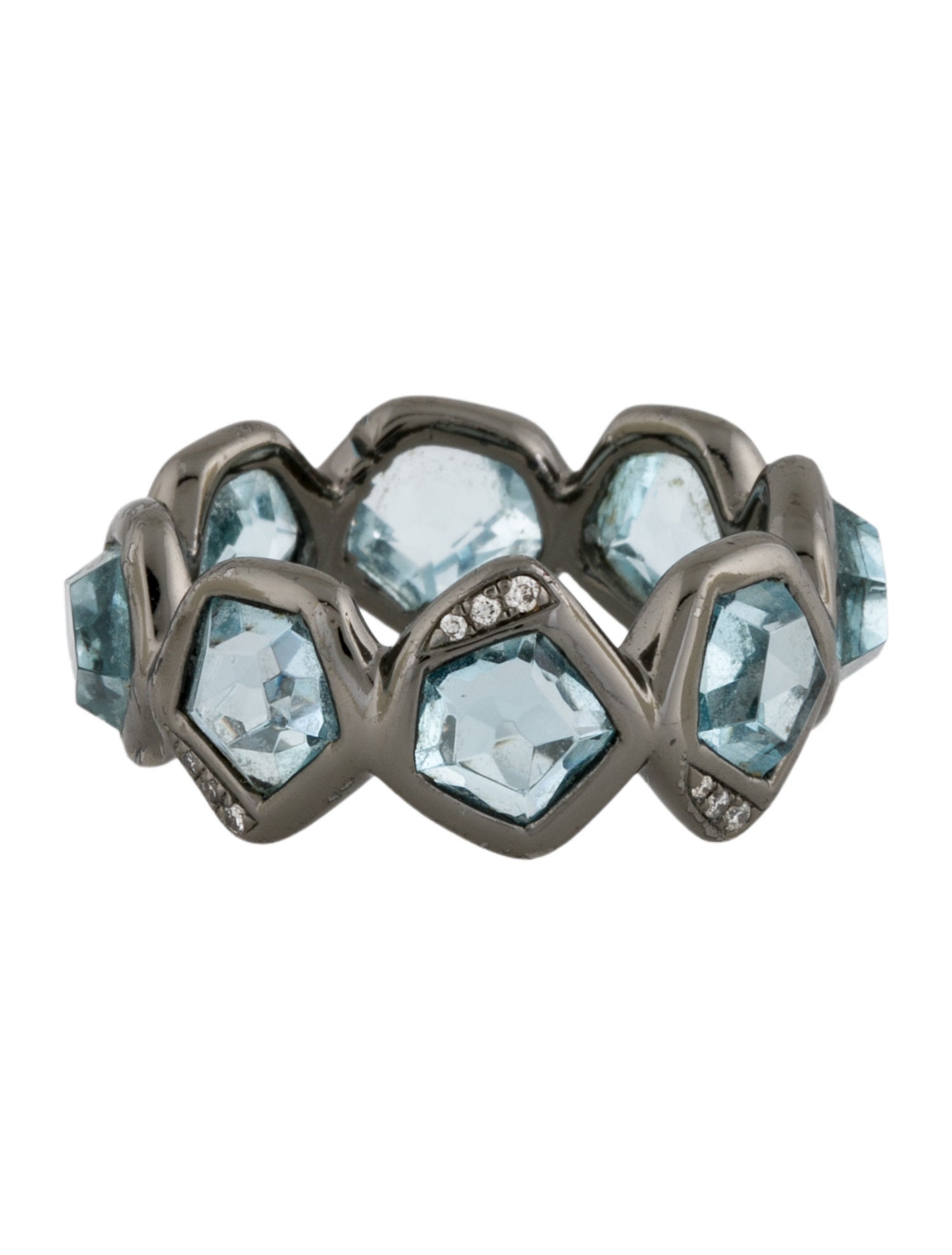 Ippolita Topaz & Diamond Wicked Ring