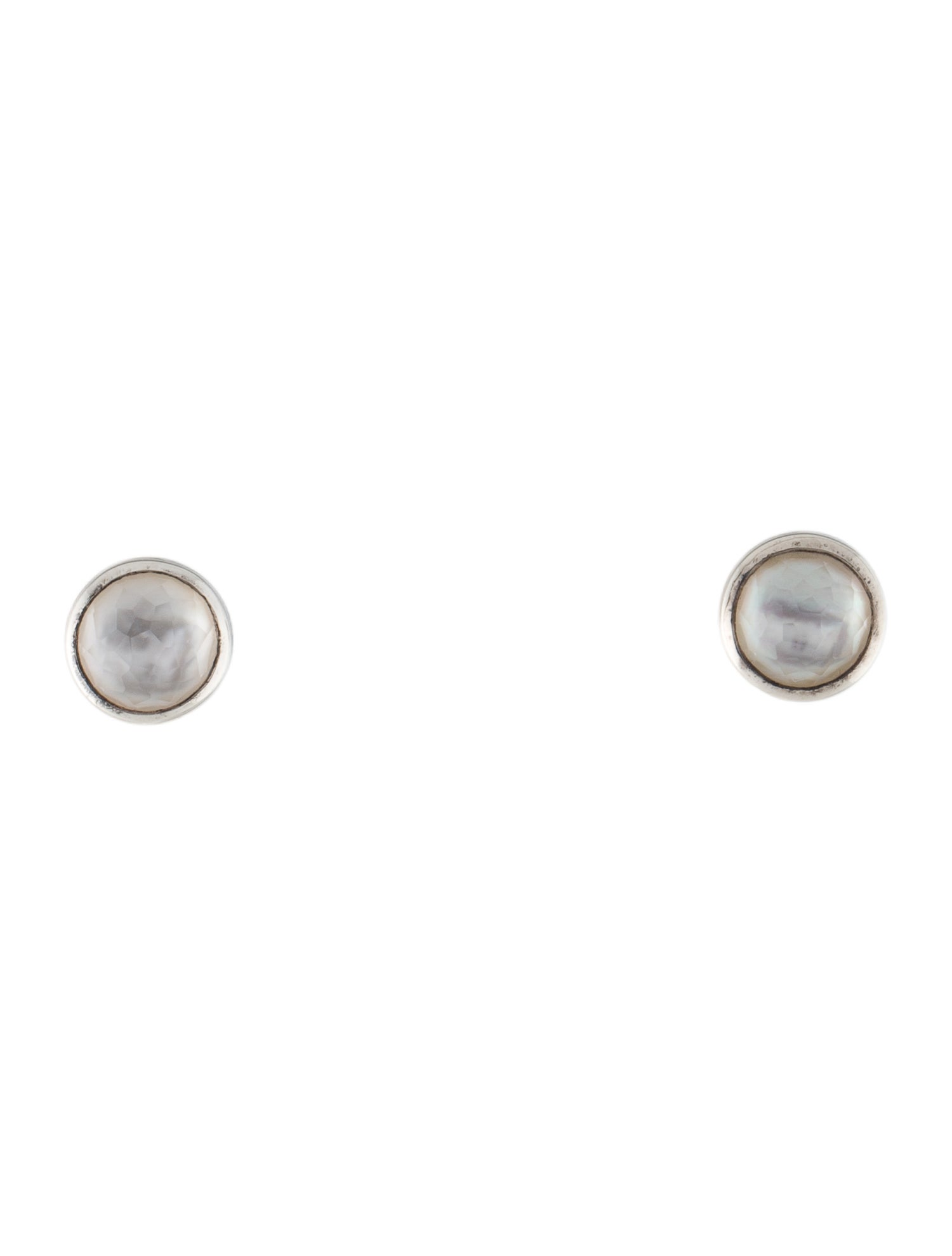 Ippolita Mother of Pearl & Quartz Doublet Stud Earrings