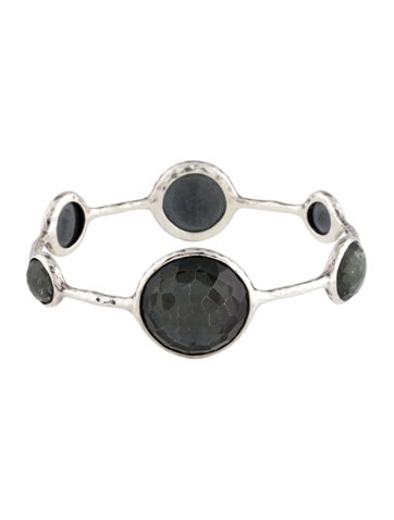 Ippolita Bangle Hematine & Quartz Doublet Wonderland Lollipop