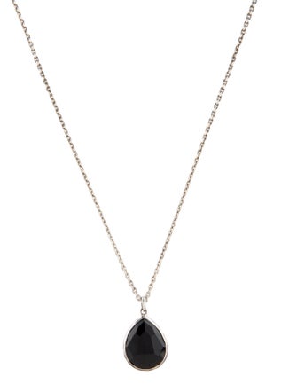 Ippolita Onyx Teardrop Pendant Necklace