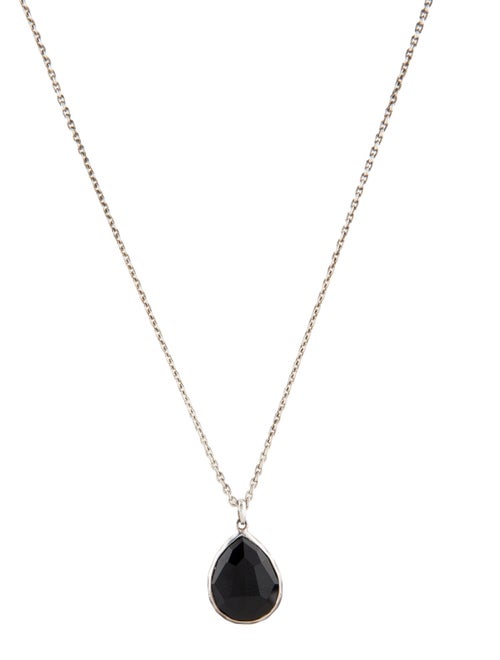 Ippolita Onyx Teardrop Pendant Necklace