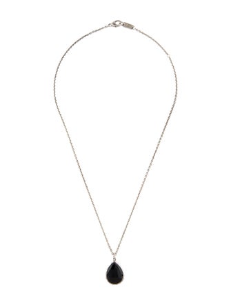 Ippolita Onyx Teardrop Pendant Necklace