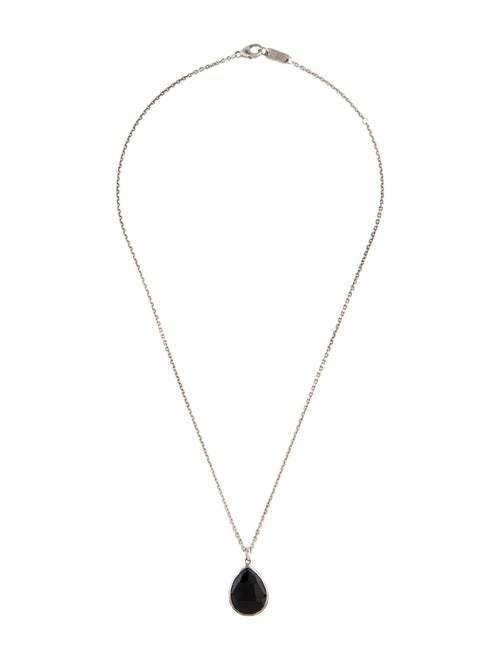Ippolita Onyx Teardrop Pendant Necklace