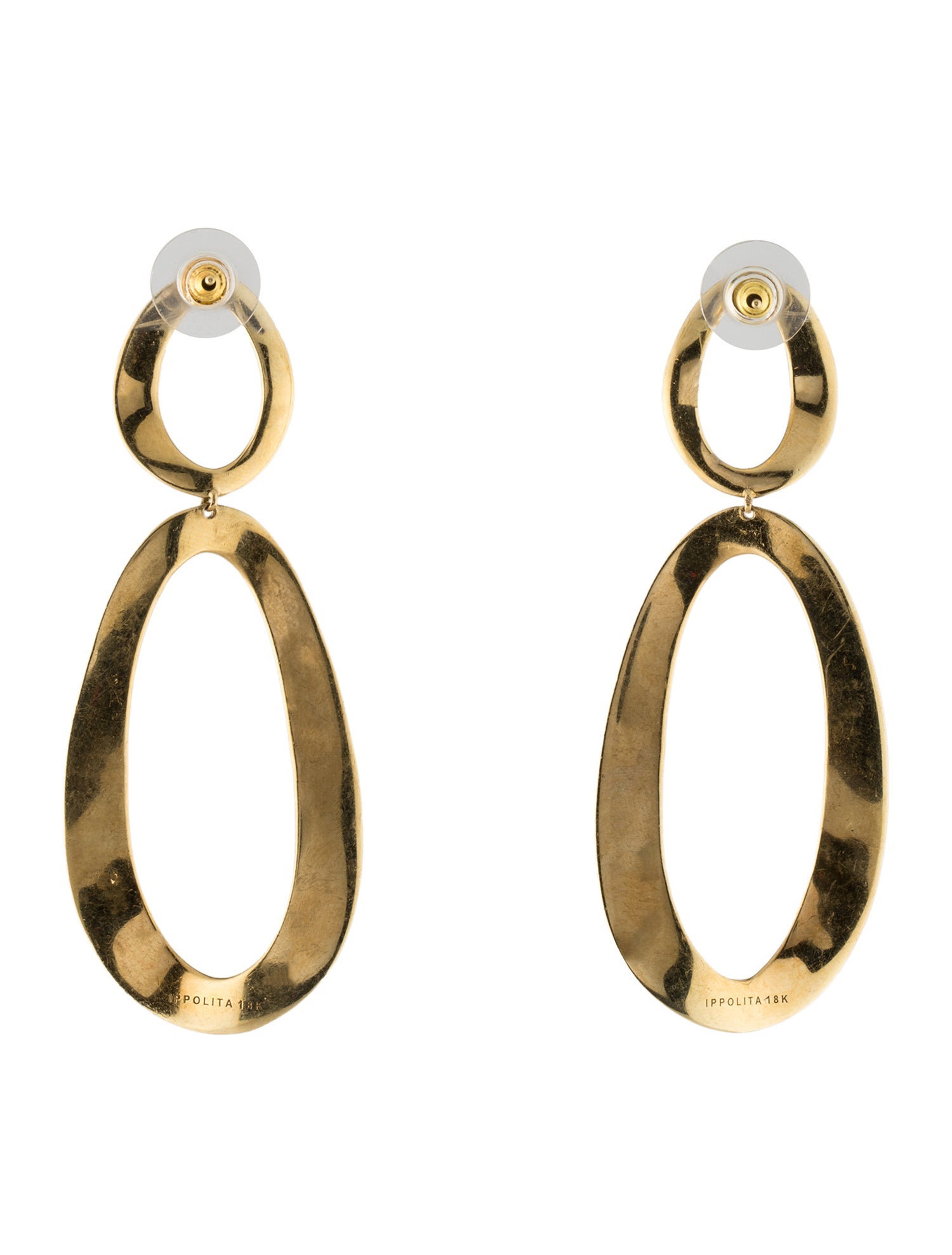 Ippolita 18K Snowman Oval Drop Earrings