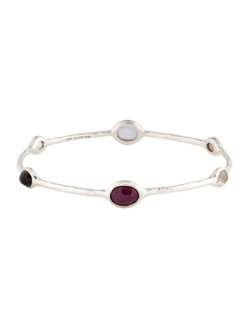 Ippolita Mother of Pearl & Quartz Triplet 6-Stone Bangle