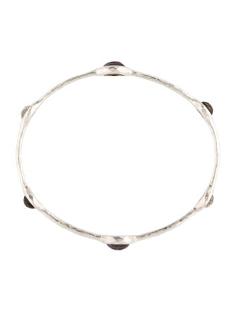 Ippolita Mother of Pearl & Quartz Triplet 6-Stone Bangle