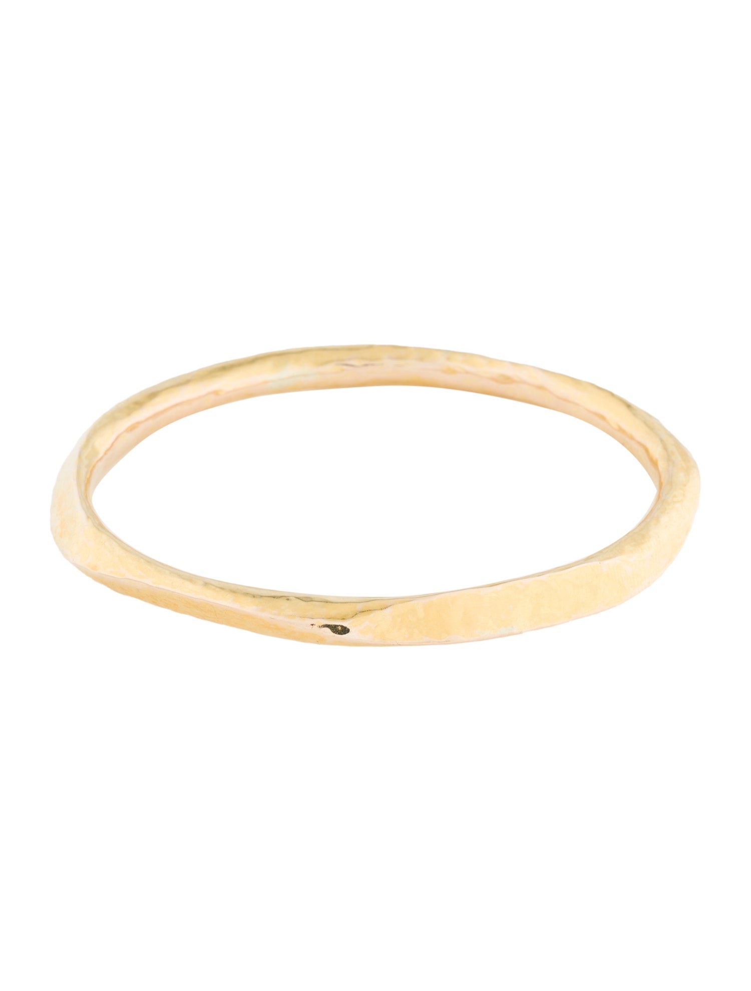 Ippolita 18K Large Hammered Bangle Bracelet