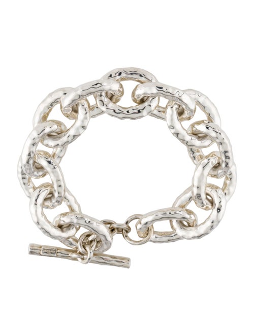Ippolita Large Hammered Bastille Link Bracelet